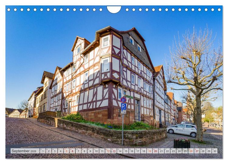 Produktbild: Frankenberg Hessen Impressionen (Wandkalender 2026 DIN A4 quer), CALVENDO Monatskalender