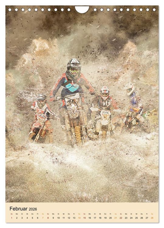Produktbild: Motocross - Sport der Extreme (Wandkalender 2026 DIN A4 hoch), CALVENDO Monatskalender