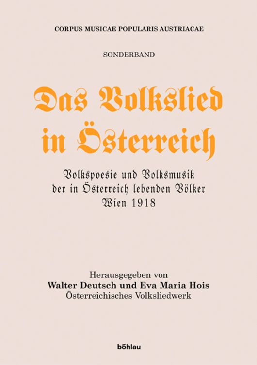 Produktbild: Das Volkslied in &Ouml;sterreich