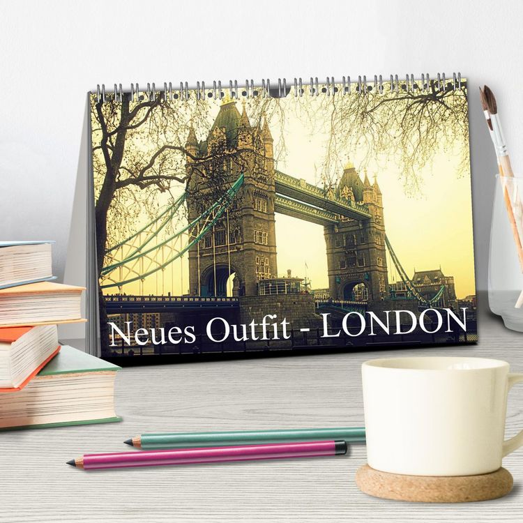 Produktbild: Neues Outfit - LONDON (Tischkalender 2026 DIN A5 quer), CALVENDO Monatskalender