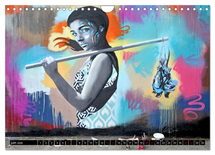 Produktbild: L'art des murs (Calendrier mural 2026 DIN A4 vertical), CALVENDO calendrier mensuel