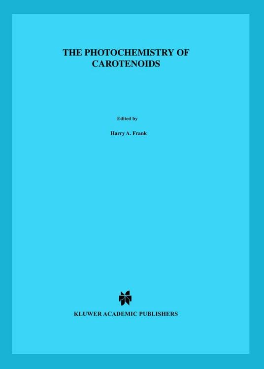 Produktbild: The Photochemistry of Carotenoids