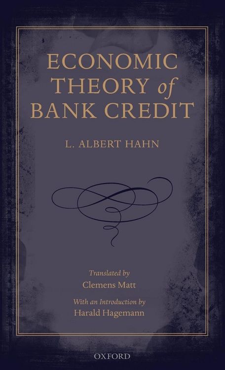 Produktbild: Economic Theory of Bank Credit