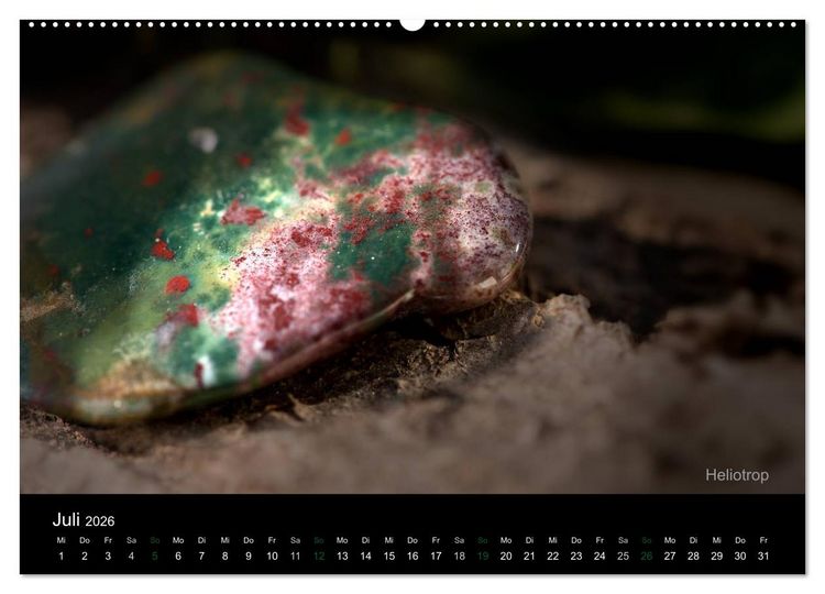 Produktbild: Edelsteine. Wunder der Natur (hochwertiger Premium Wandkalender 2026 DIN A2 quer), Kunstdruck in Hochglanz