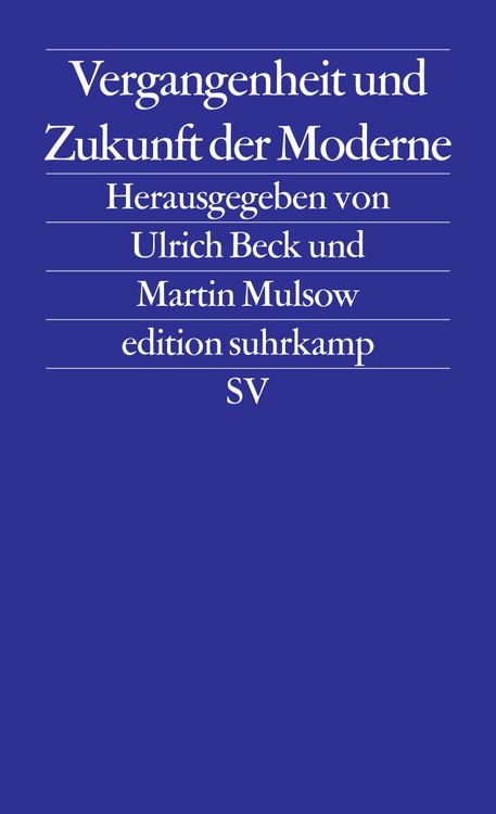 Produktbild: Vergangenheit und Zukunft der Moderne