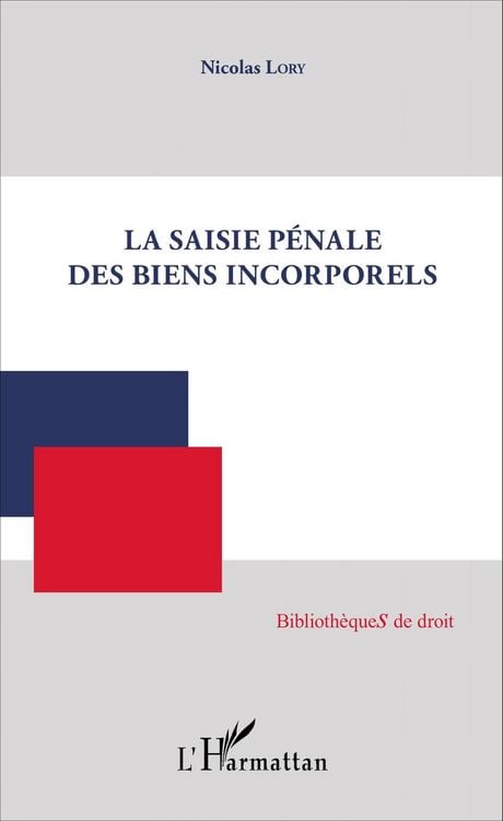 Produktbild: La Saisie penale des biens incorporels