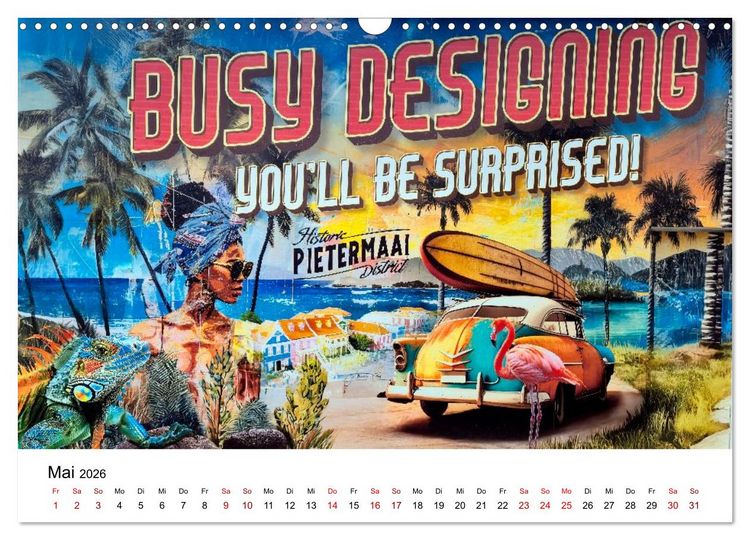 Produktbild: Willemstad - Die bunte Seite von Cura&ccedil;ao (Wandkalender 2026 DIN A3 quer), CALVENDO Monatskalender