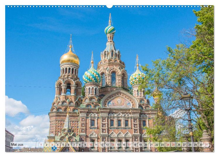 Produktbild: St. Petersburg - Historische Altstadt (Wandkalender 2026 DIN A2 quer), CALVENDO Monatskalender