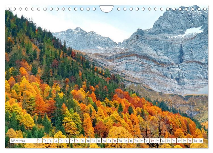 Produktbild: Indian Summer in der Eng - Das Naturdenkmal Gro&szlig;er Ahornboden (Wandkalender 2026 DIN A4 quer), CALVENDO Monatskalender