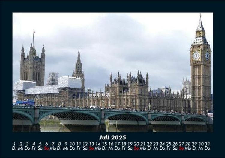Produktbild: London 2025 Fotokalender DIN A5