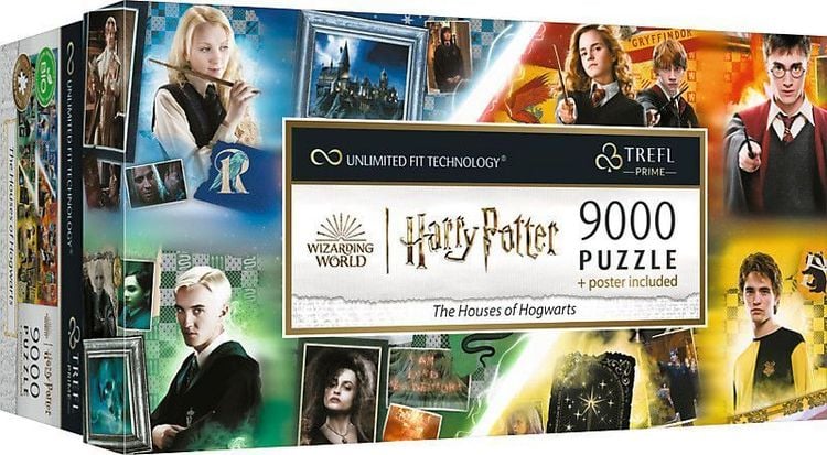 Produktbild: UFT Puzzle 9000 - Harry Potter - Die H&auml;user von Hogwarts