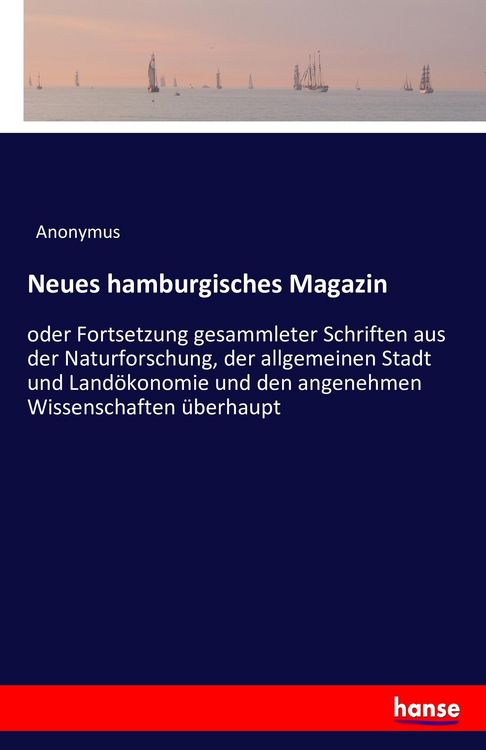 Produktbild: Neues hamburgisches Magazin