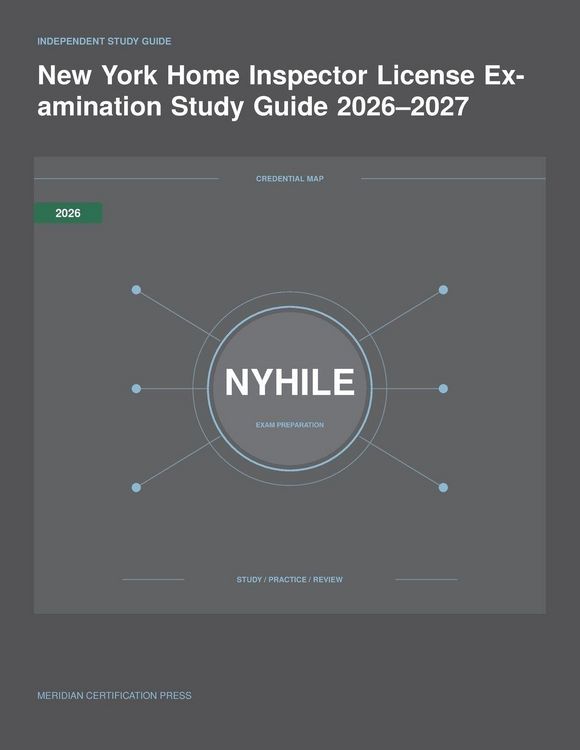 Produktbild: New York Home Inspector License Examination Study Guide 2026-2027