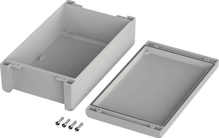 Produktbild: Bopla BA-S 281709 F Bocube Alu Geh&auml;use 7035 00166335 Industrie-Geh&auml;use 299 x 173 x 90 Aluminium Lichtgrau (RAL 7035) 1 St.