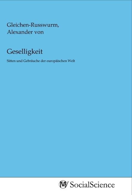 Produktbild: Geselligkeit