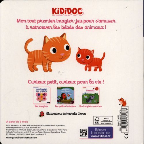 Produktbild: Mon imagier-jeu des animaux