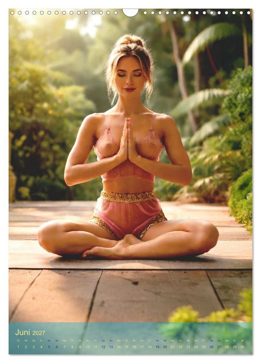 Produktbild: Sinnliches Yoga (Wandkalender 2027 DIN A3 hoch), CALVENDO Monatskalender