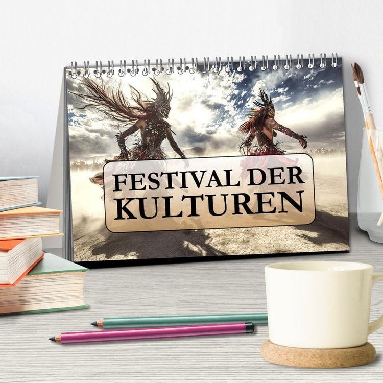 Produktbild: Festival der Kulturen (Tischkalender 2026 DIN A5 quer), CALVENDO Monatskalender