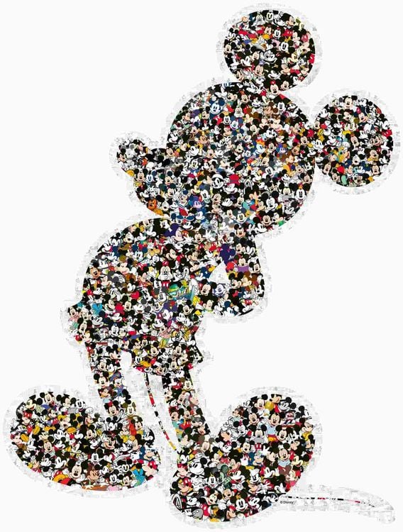 Produktbild: Erwachsenenpuzzle 940 Teile - Disney Micky Maus - Shaped Mickey