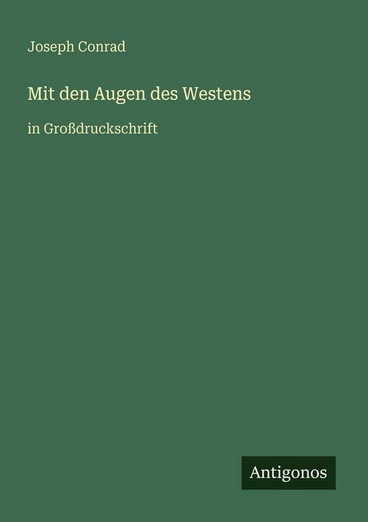 Produktbild: Mit den Augen des Westens