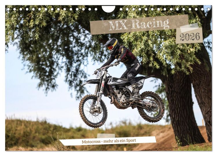 Produktbild: MX-Racing 2026 (Wandkalender 2026 DIN A4 quer), CALVENDO Monatskalender