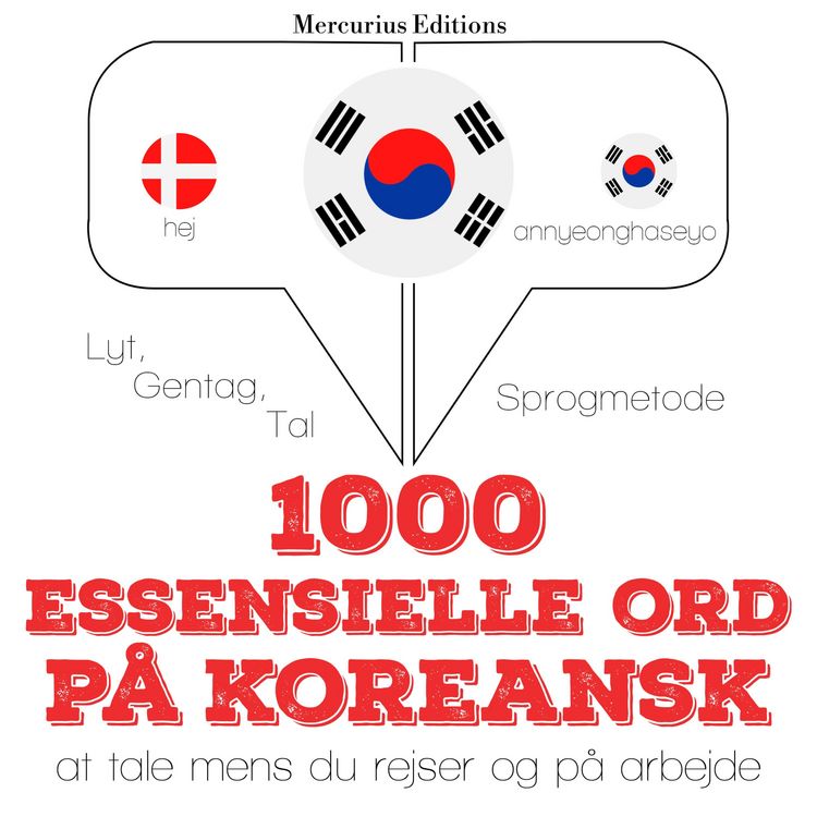 Produktbild: 1000 essentielle ord p&aring; koreansk
