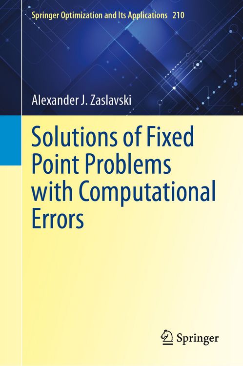 Produktbild: Solutions of Fixed Point Problems with Computational Errors