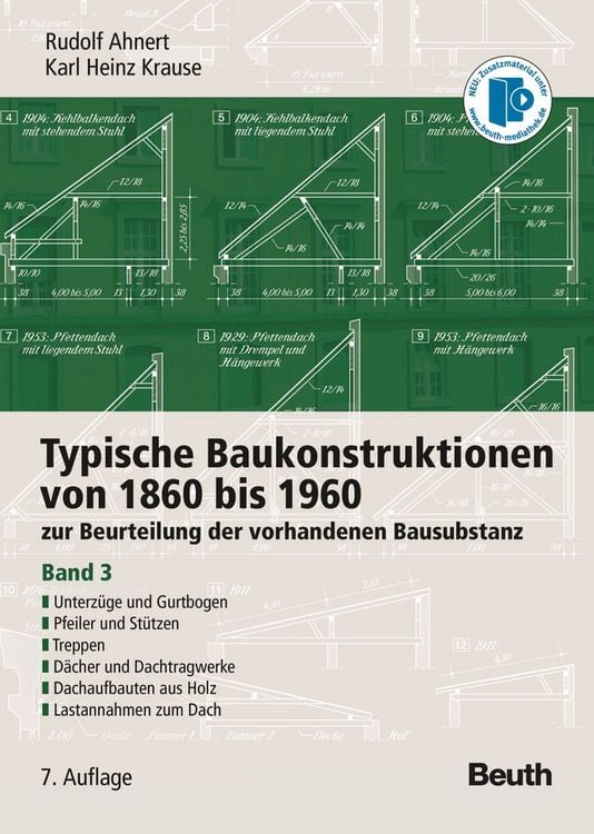 Produktbild: Typische Baukonstruktionen von 1860 bis 1960