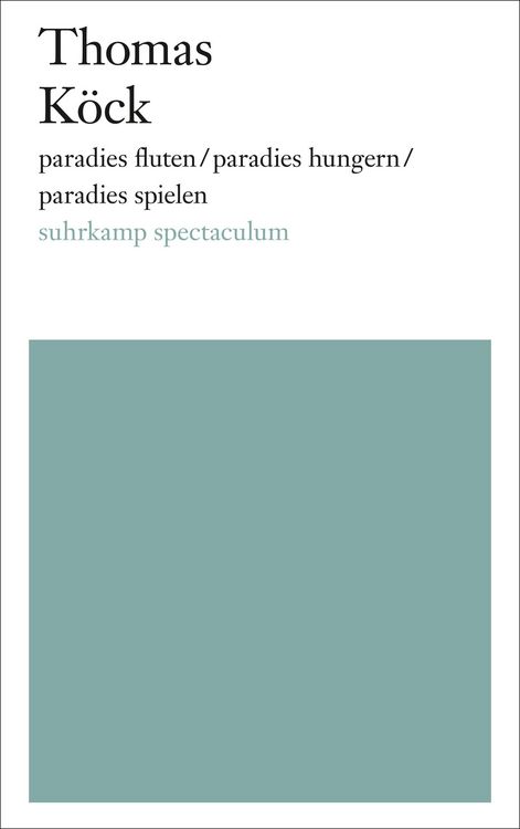 Produktbild: Paradies fluten/paradies hungern/paradies spielen