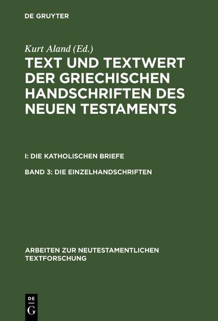 Produktbild: Die Einzelhandschriften