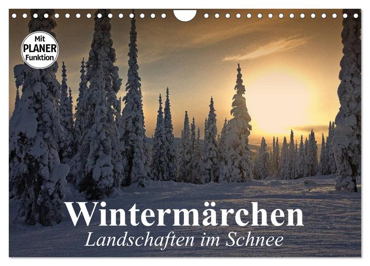 Produktbild: Winterm&auml;rchen. Landschaften im Schnee (Wandkalender 2026 DIN A4 quer), CALVENDO Monatskalender