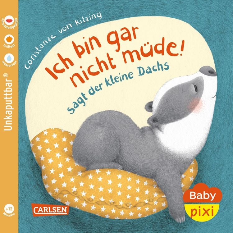 Produktbild: Baby Pixi (unkaputtbar) 121: Ich bin gar nicht müde! sagt der kleine Dachs