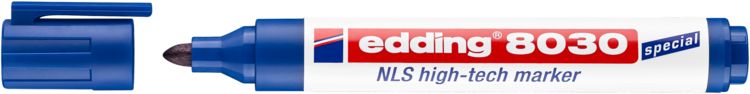 Produktbild: EDDING&reg; High-Tech Marker 8030 NLS, blau