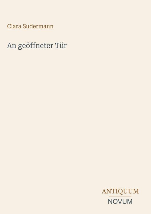 Produktbild: An ge&ouml;ffneter T&uuml;r