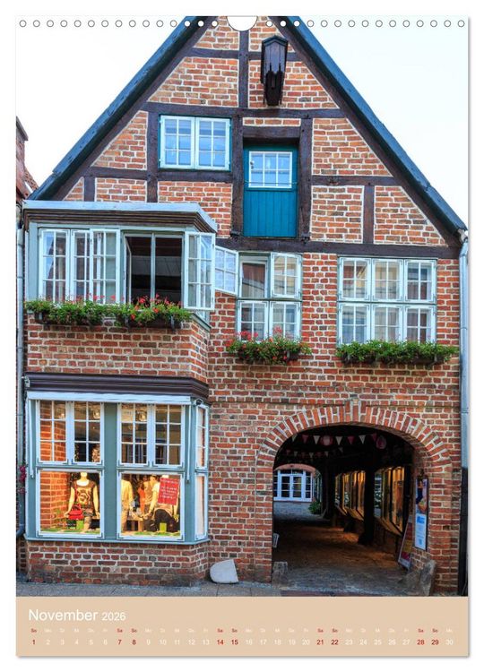Produktbild: Sch&ouml;nes L&uuml;neburg (Wandkalender 2026 DIN A3 hoch), CALVENDO Monatskalender