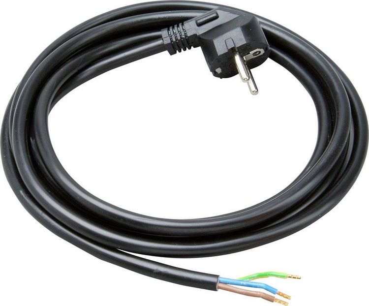 Produktbild: Kopp 147703019 Strom Anschlusskabel Schwarz 3m