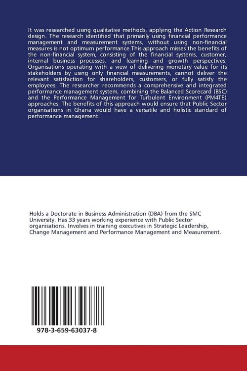Produktbild: Performance Management and Measurement in Public Organisations