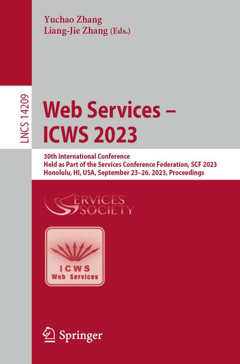 Produktbild: Web Services &ndash; ICWS 2023