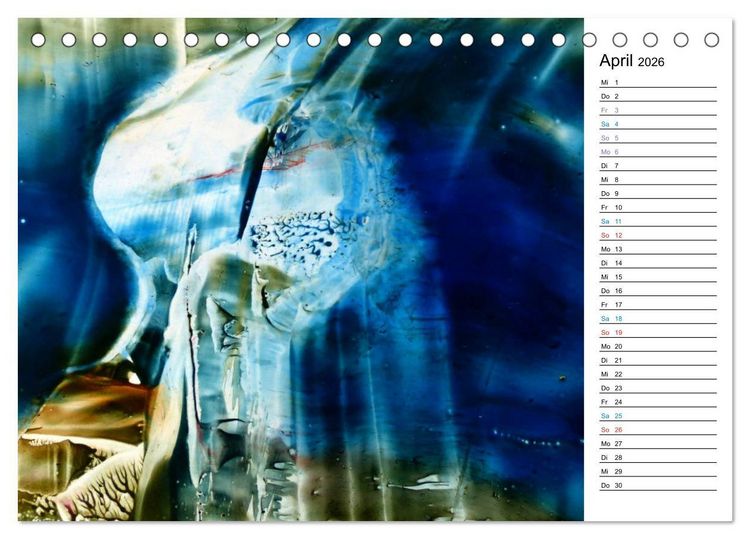 Produktbild: Kalender / Fantastische Encaustic (Tischkalender 2026 DIN A5 quer), CALVENDO Monatskalender