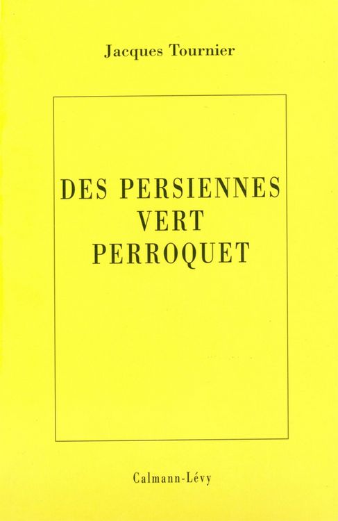 Produktbild: Les persiennes vert perroquet