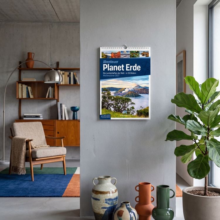 Produktbild: Planet Erde Wochenplaner Kalender 2027 | Landschaften der Welt