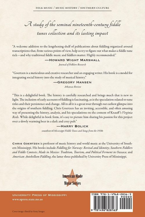 Produktbild: George P. Knauff's Virginia Reels and the History of American Fiddling