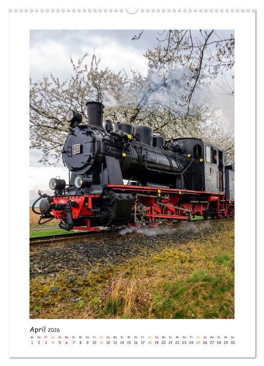 Produktbild: Faszination Museumsbahn (hochwertiger Premium Wandkalender 2026 DIN A2 hoch), Kunstdruck in Hochglanz