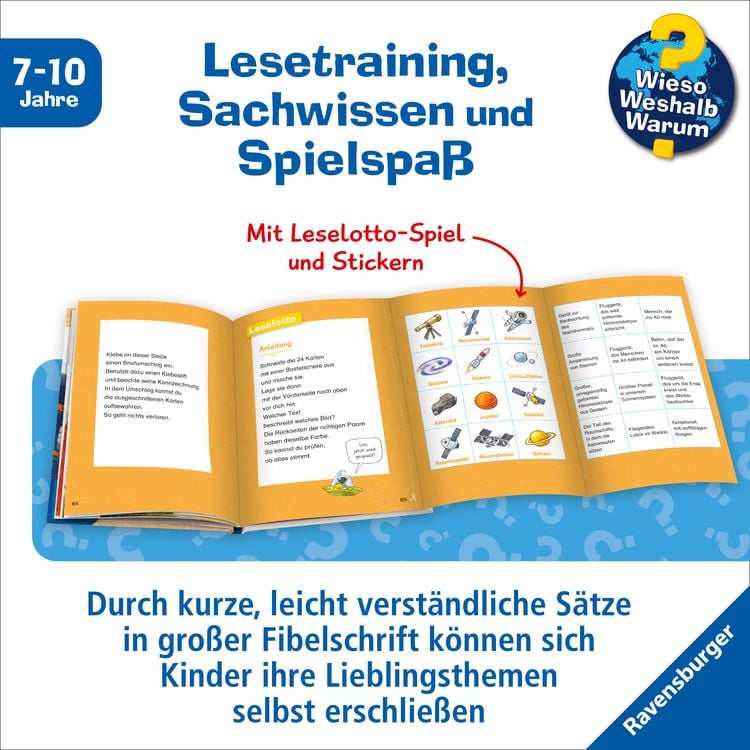 Produktbild: Wieso? Weshalb? Warum? Erstleser, Band 4 - Weltraum