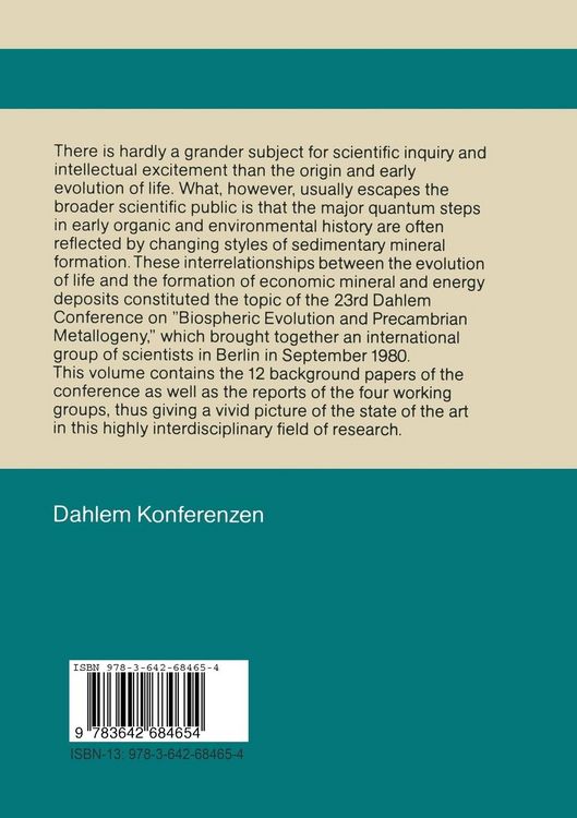 Produktbild: Mineral Deposits and the Evolution of the Biosphere