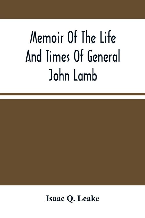 Produktbild: Memoir Of The Life And Times Of General John Lamb