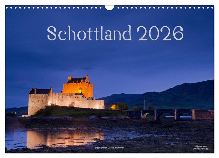 Produktbild: Schottland (Wandkalender 2026 DIN A3 quer), CALVENDO Monatskalender