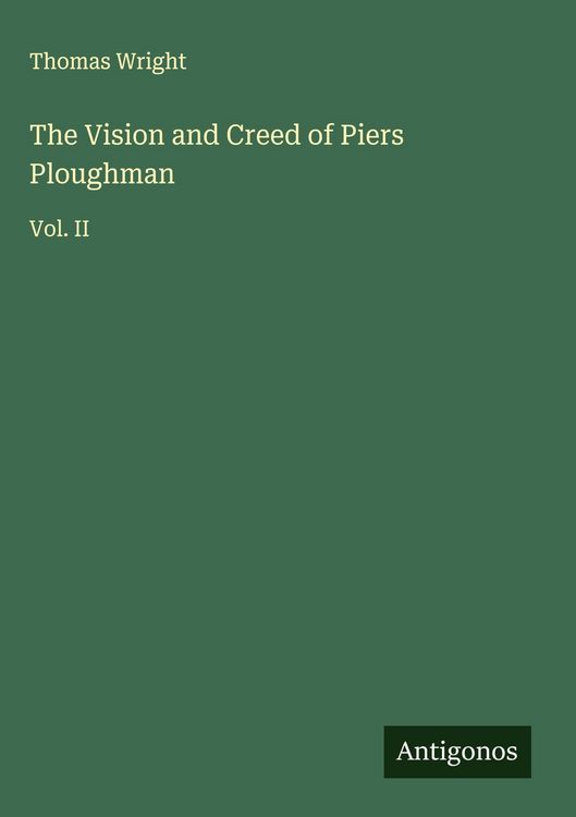 Produktbild: The Vision and Creed of Piers Ploughman