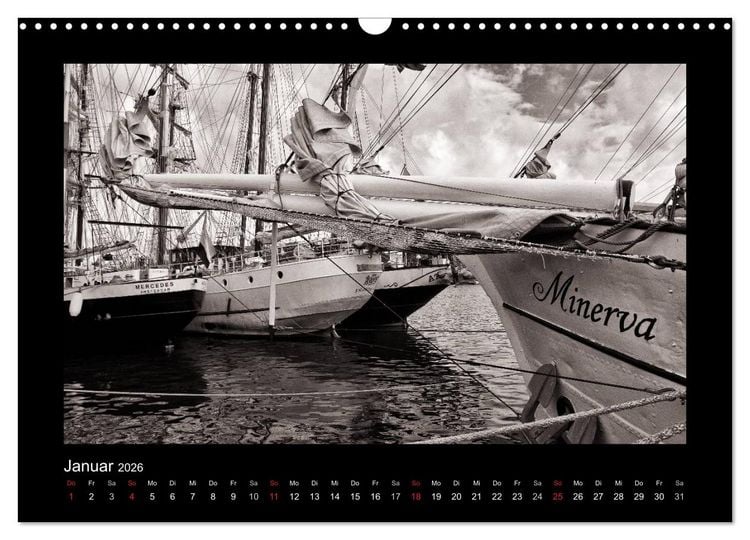 Produktbild: Segelschiffe auf der Ostsee (Wandkalender 2026 DIN A3 quer), CALVENDO Monatskalender