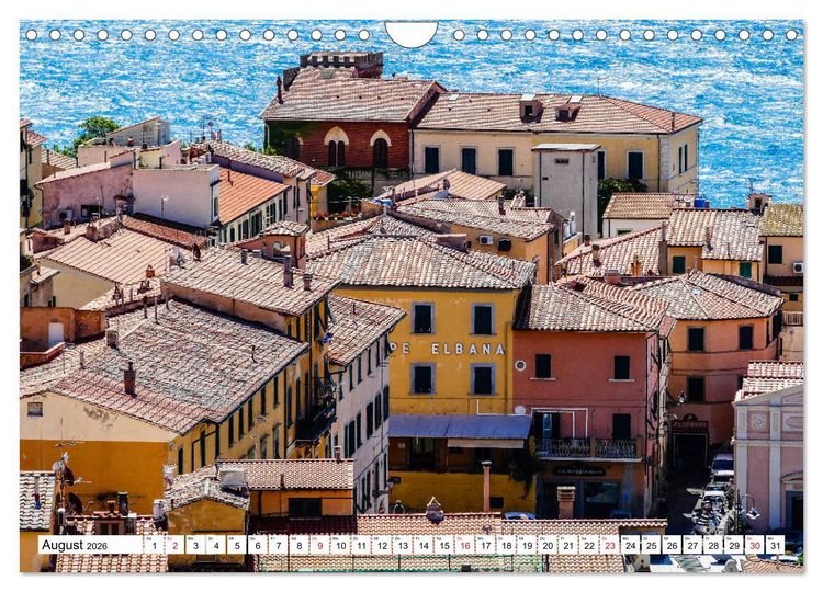 Produktbild: Impressionen aus Portoferrario - Elba (Wandkalender 2026 DIN A4 quer), CALVENDO Monatskalender